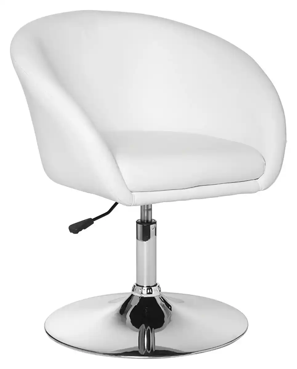 Bild 1 von Armlehnstuhl drehbar ca. 62x84 cm Weiß, Weiß