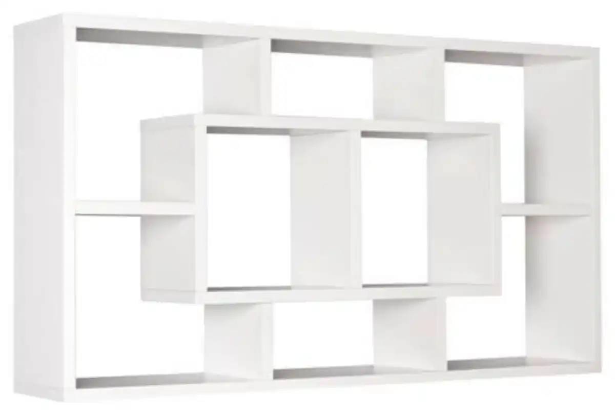 Bild 1 von Wandregal Alex ca. 86x48x16 cm Weiß, Weiß