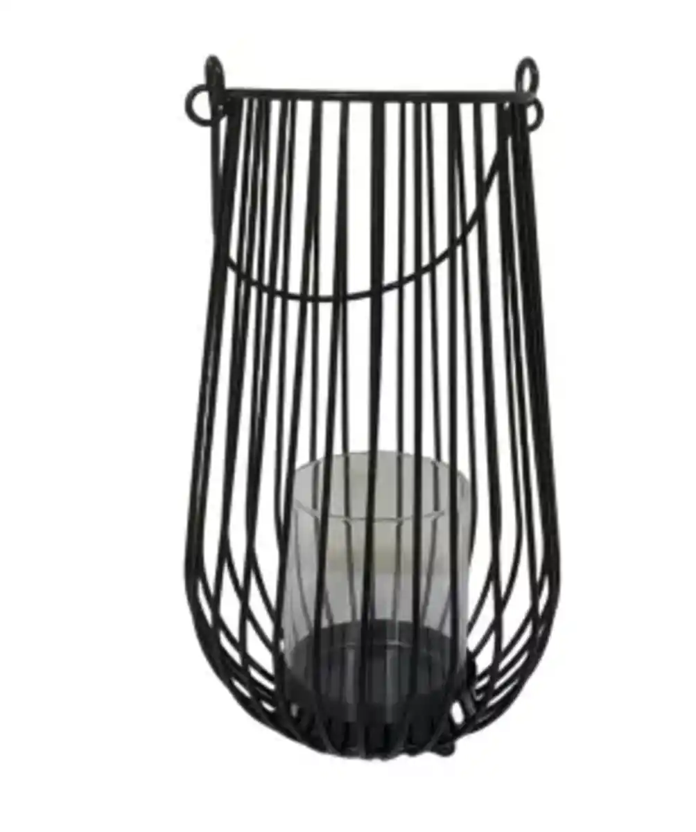 Bild 1 von Windlicht mit Griff, schwarz