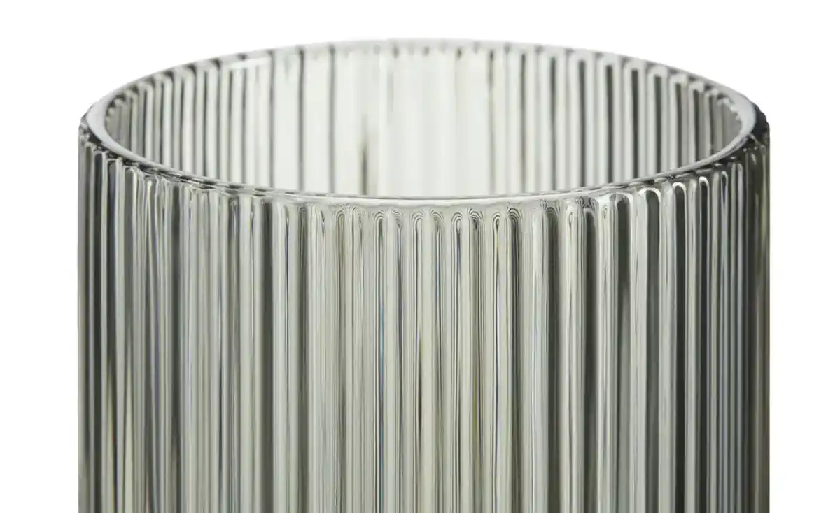 Bild 2 von Windlicht   ¦ grau ¦ Glas ¦ Maße (cm): H: 14  Ø: 8.0 Dekoration > Laternen & Windlichter - Möbel Kraft