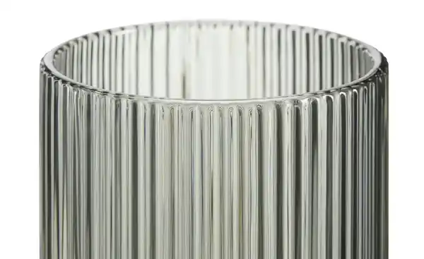 Bild 2 von Windlicht   ¦ grau ¦ Glas ¦ Maße (cm): H: 14  Ø: 8.0 Dekoration > Laternen & Windlichter - Möbel Kraft