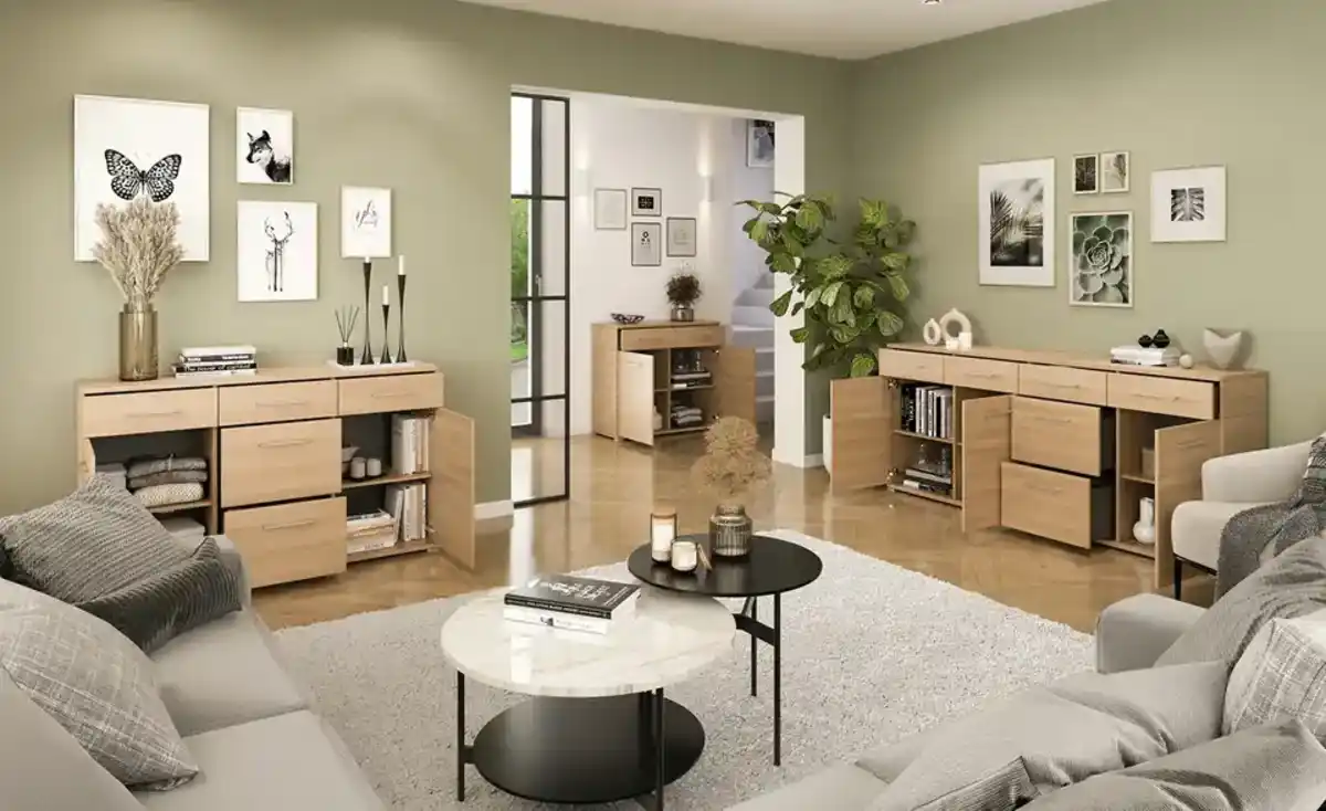 Bild 3 von Primo Sideboard  Volta ¦ holzfarben ¦ Maße (cm): B: 144 H: 87 T: 40.0 Kommoden & Sideboards > Sideboards - Möbel Kraft