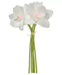 Kunstblumenstrauß Frühling, weiß