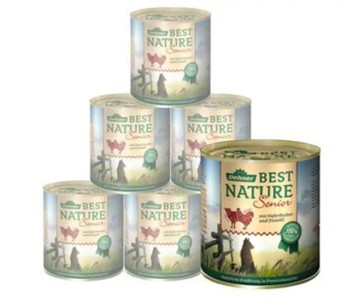Bild 1 von Dehner Best Nature Nassfutter für Hunde Senior, 6 x 400 g/800 g