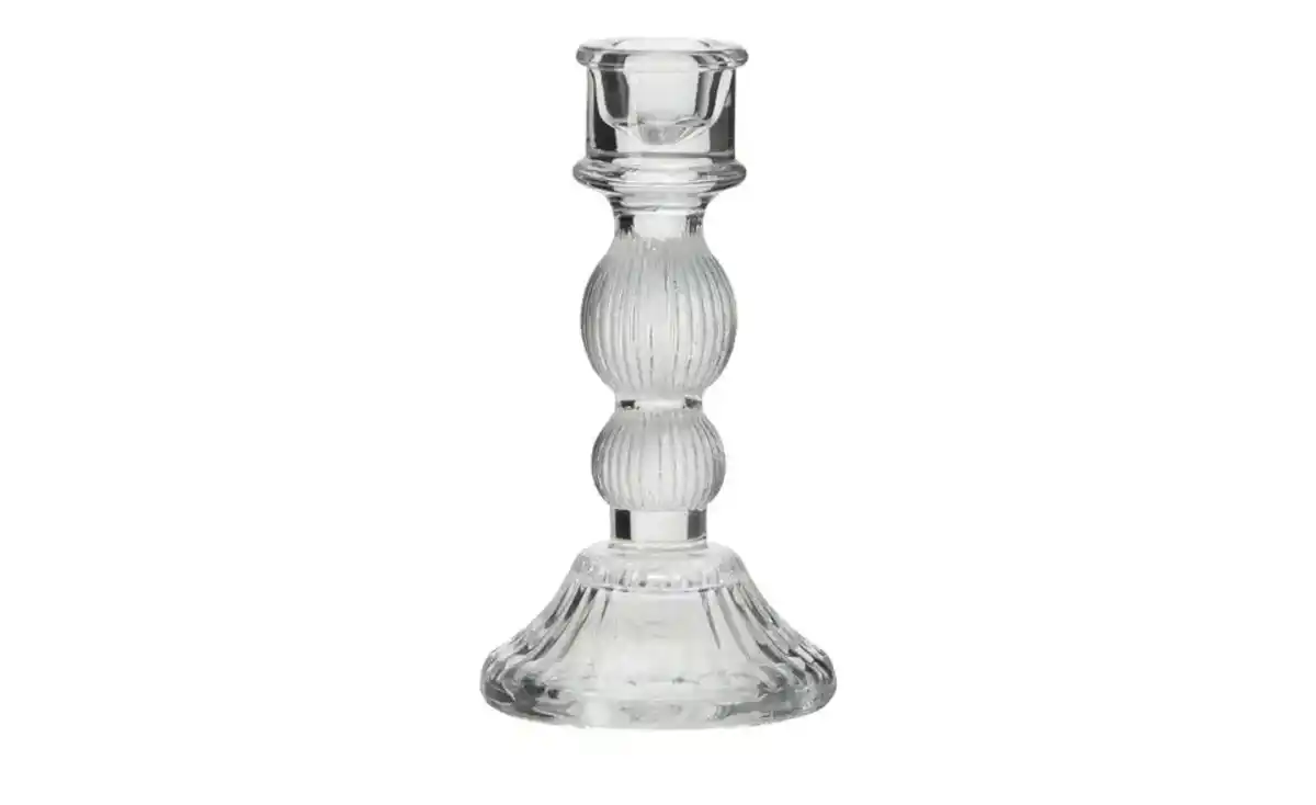 Bild 1 von HOME STORY Kerzenhalter   ¦ transparent/klar ¦ Glas ¦ Maße (cm): H: 15,5  Ø: 8.3 Sale > Haushalt Sale - Möbel Kraft