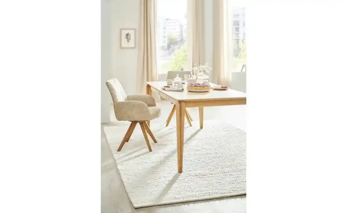 Bild 1 von Woodford Armlehnstuhl  Bristol ¦ beige ¦ Maße (cm): B: 60 H: 88 T: 67.0 Stühle > Esszimmerstühle - Möbel Kraft