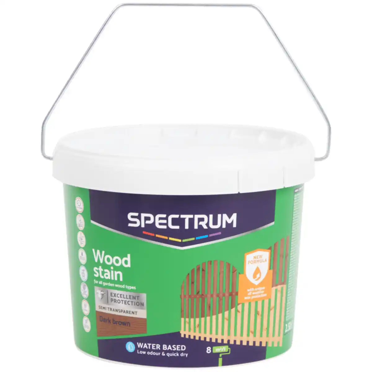 Bild 1 von Spectrum Holzlasur für Außen Dunkelbraun