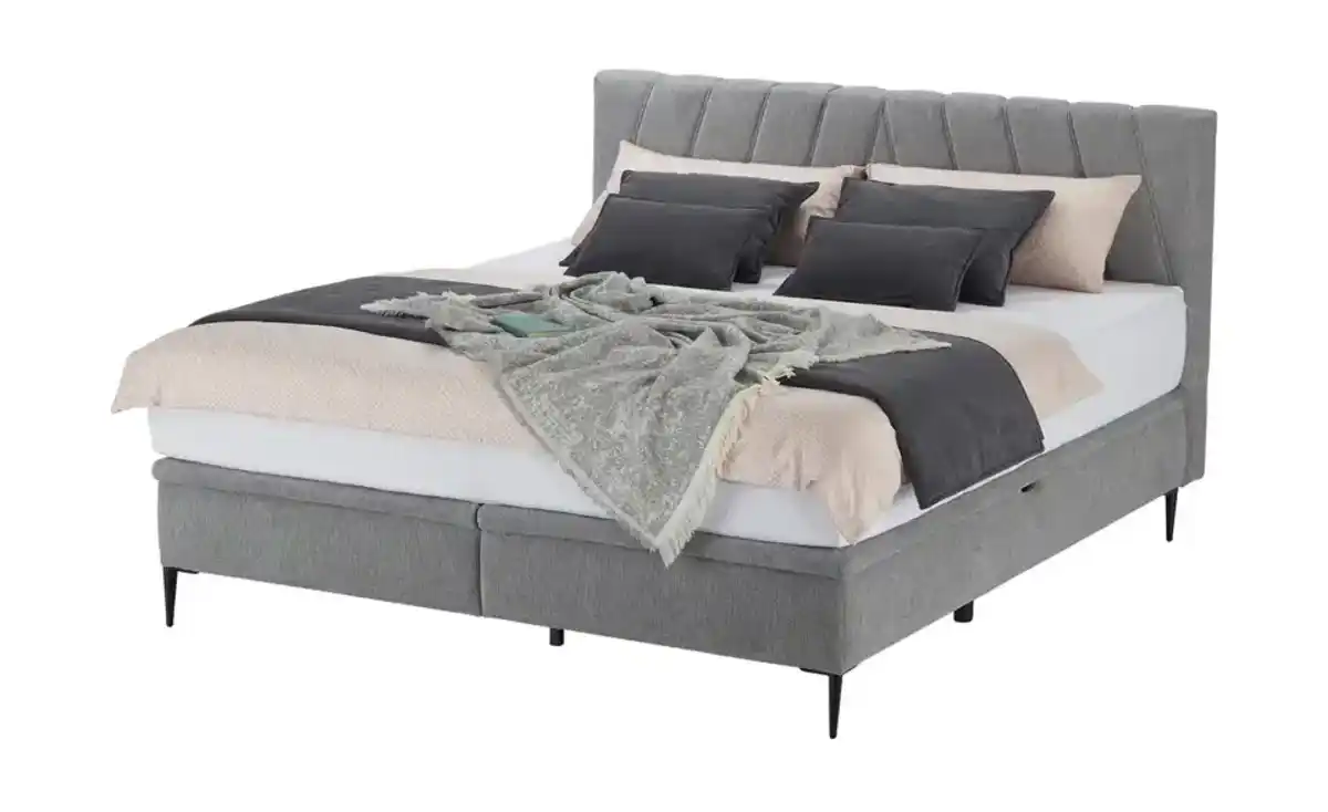 Bild 1 von Twist Boxbett mit Bettkasten Livano ¦ grau ¦ Maße (cm): B: 186 H: 113 Betten > Boxspringbetten - Möbel Kraft