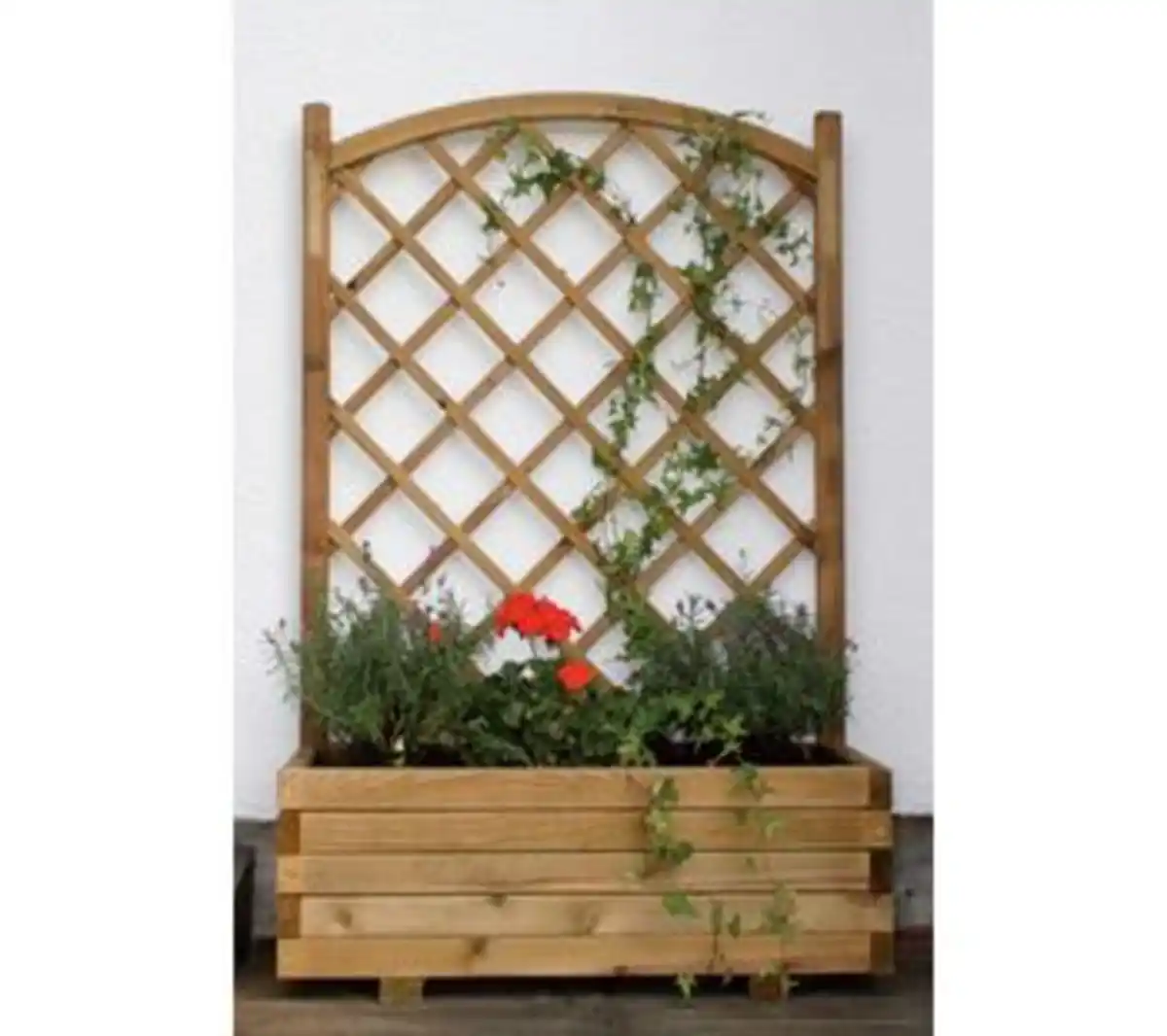 Bild 1 von Dehner Holz-Blumenkasten mit Spalier Wachau, B90/H140/T40 cm