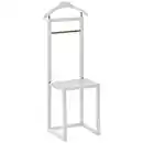 Bild 1 von Xxxl Herrendiener, Weiß, Holz, Metall, Buche, 45x115x34 cm, standfeste Füße, Schlafzimmer, Herrendiener