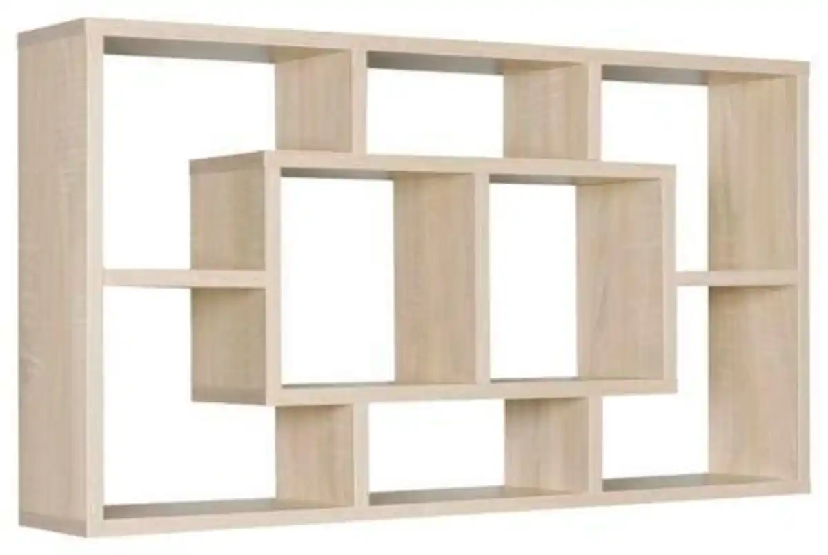 Bild 1 von Wandregal Alex ca. 85x48x16 cm Eichefarben, Eichefarben