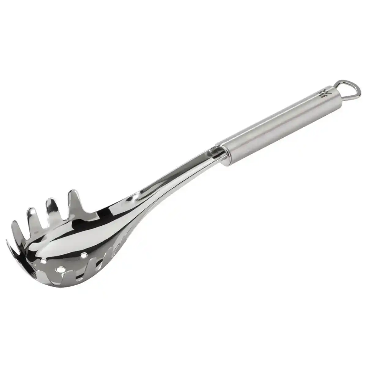 Bild 1 von WMF Spaghettilöffel Profi Plus, Edelstahl, Metall, 32 cm, Aufhängeöse, Kochen, Küchenhelfer, Nudelzangen & -Löffel