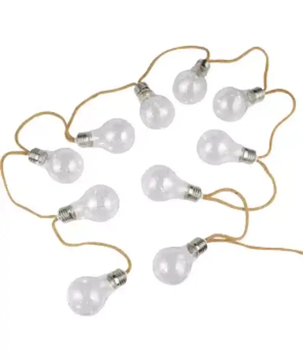 Bild 1 von Solar-Lichterkette Glühbirnen, braun