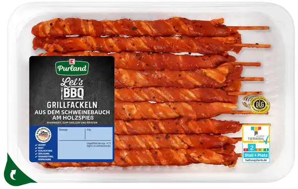 Bild 1 von K-PURLAND Grillfackeln, 400-g-Packg.