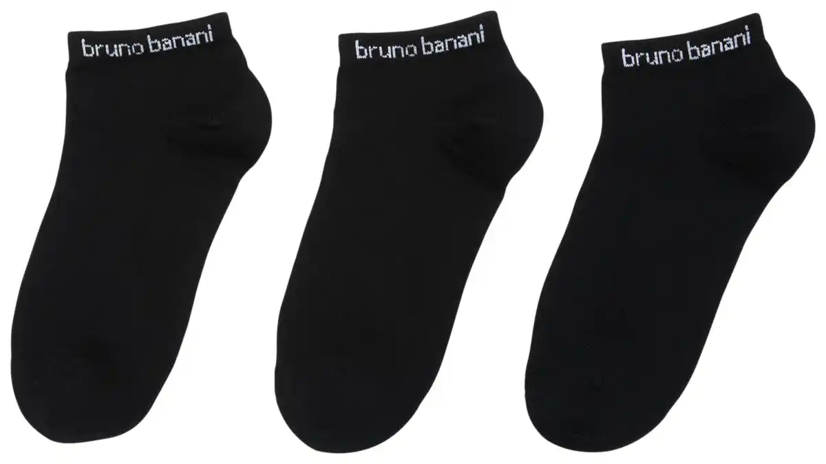 Bild 3 von BRUNO BANANI Damen-Sneakersocken, 3 Paar