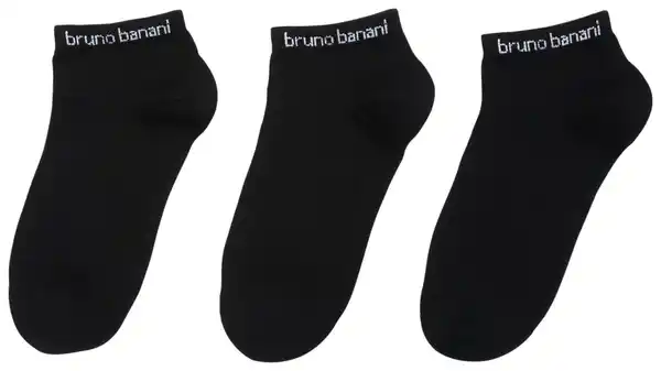 Bild 3 von BRUNO BANANI Damen-Sneakersocken, 3 Paar