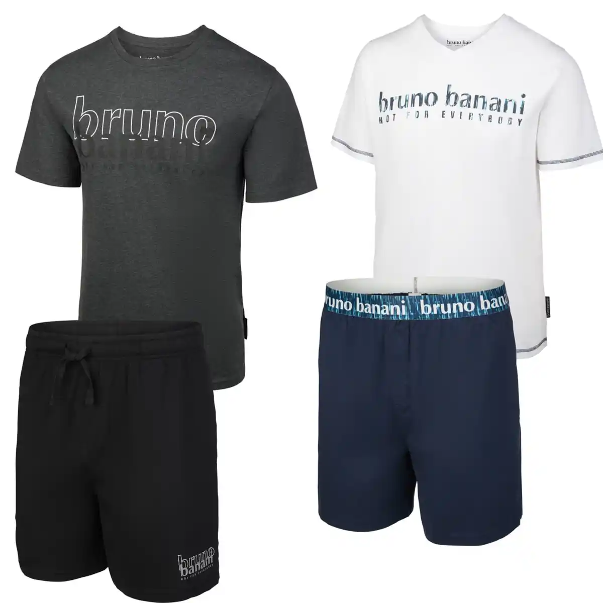 Bild 1 von BRUNO BANANI Herren-Shorty-Pyjama, 2-teilig