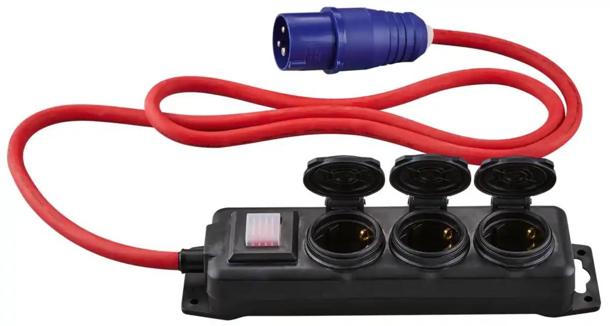 Bild 1 von SWITCH ON® Camping-Steckdosenleiste CEE