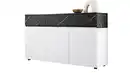 Bild 1 von Sideboard mit 3 Schubladen weiß - Marmoroptik 150 cm - MODATO