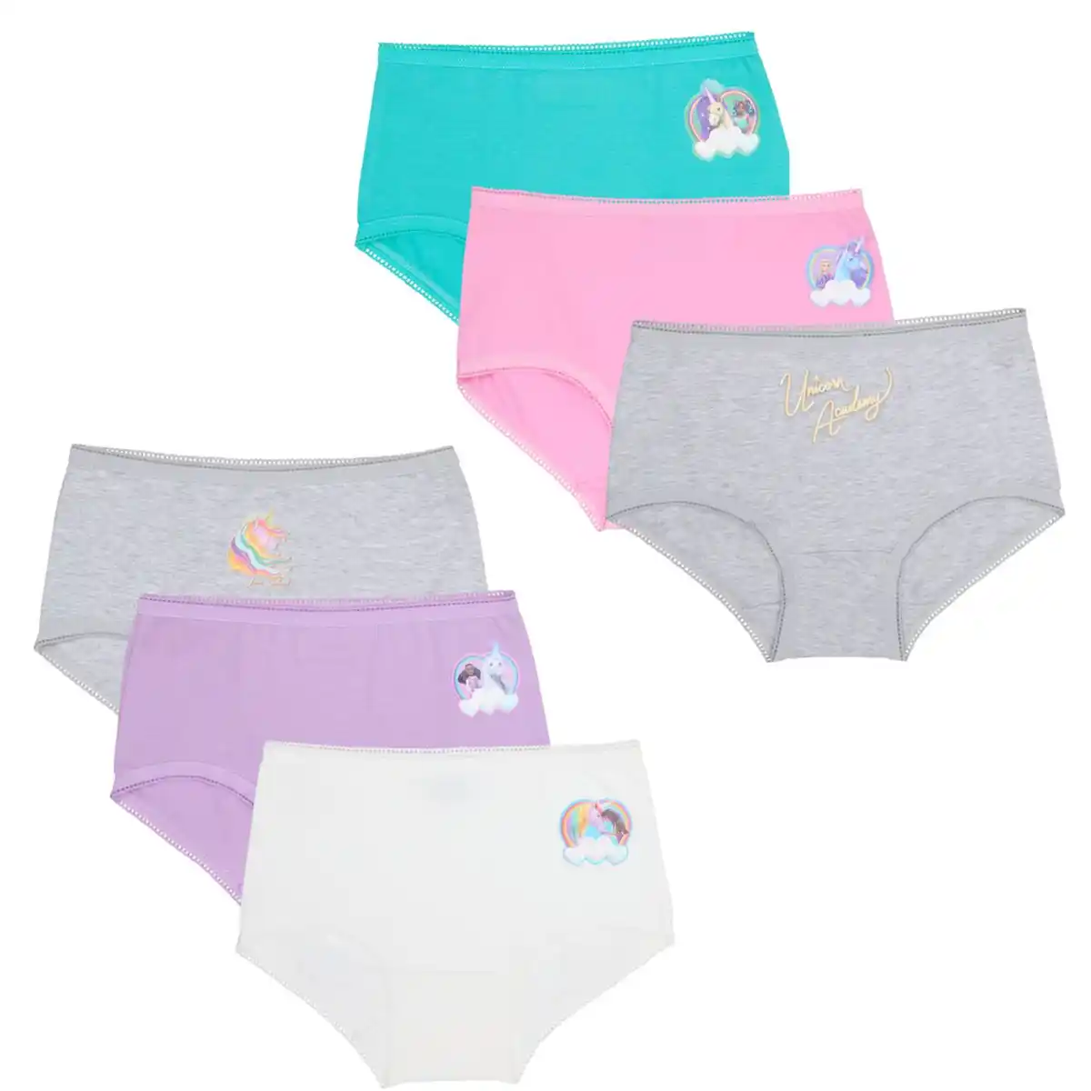 Bild 1 von Kinder-Slips »Unicorn Academy«, 3-St.-Packg.