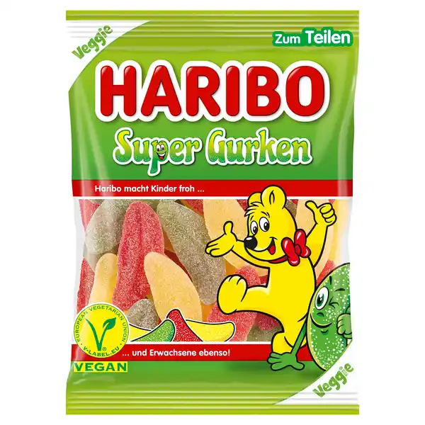 Bild 1 von HARIBO Jahresstart, Super Gurken 175 g