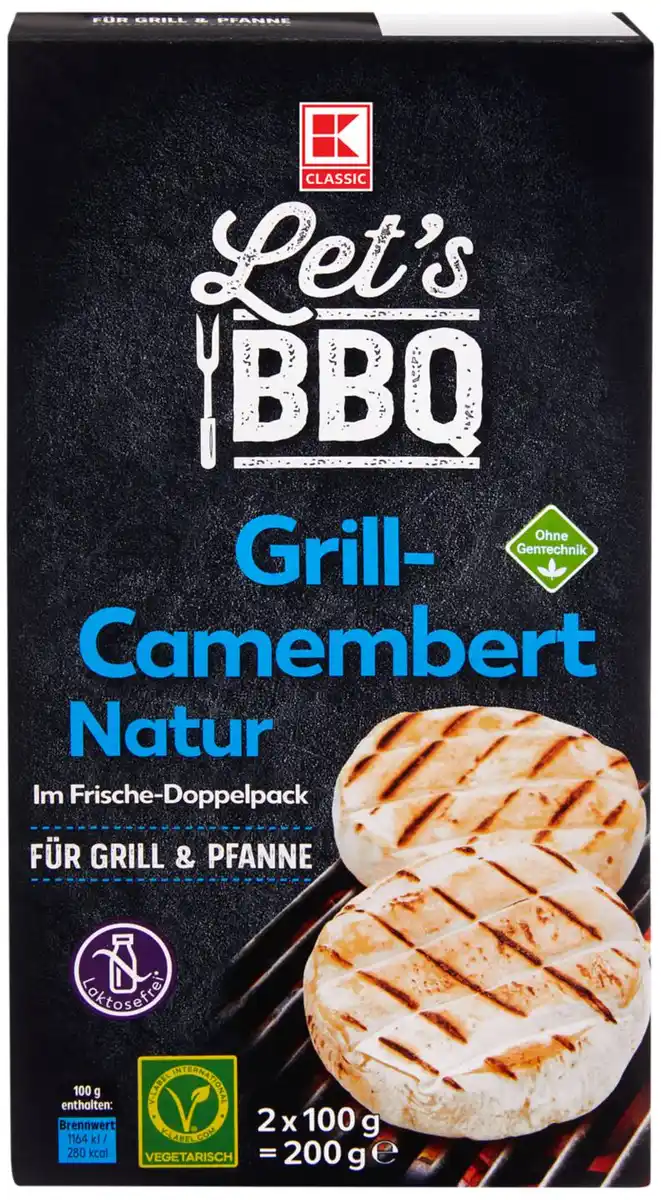 Bild 1 von K-CLASSIC Grill-Weichkäse, 2 St. = 200-g-Packg.