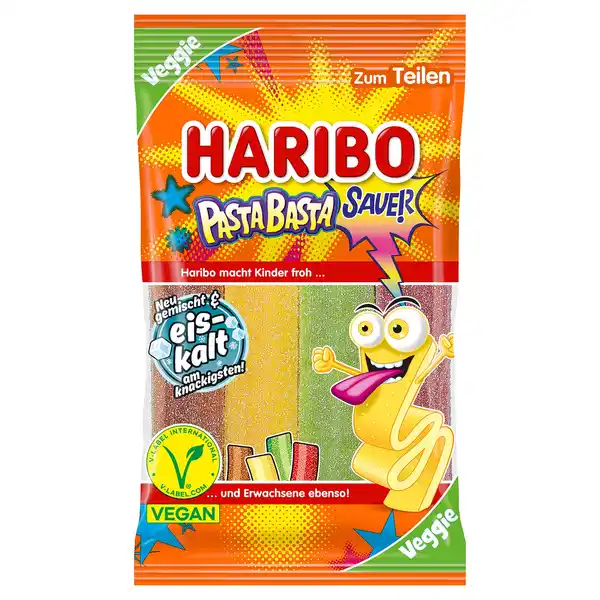 Bild 1 von HARIBO Jahresstart, Pasta Basta Sauer 175 g