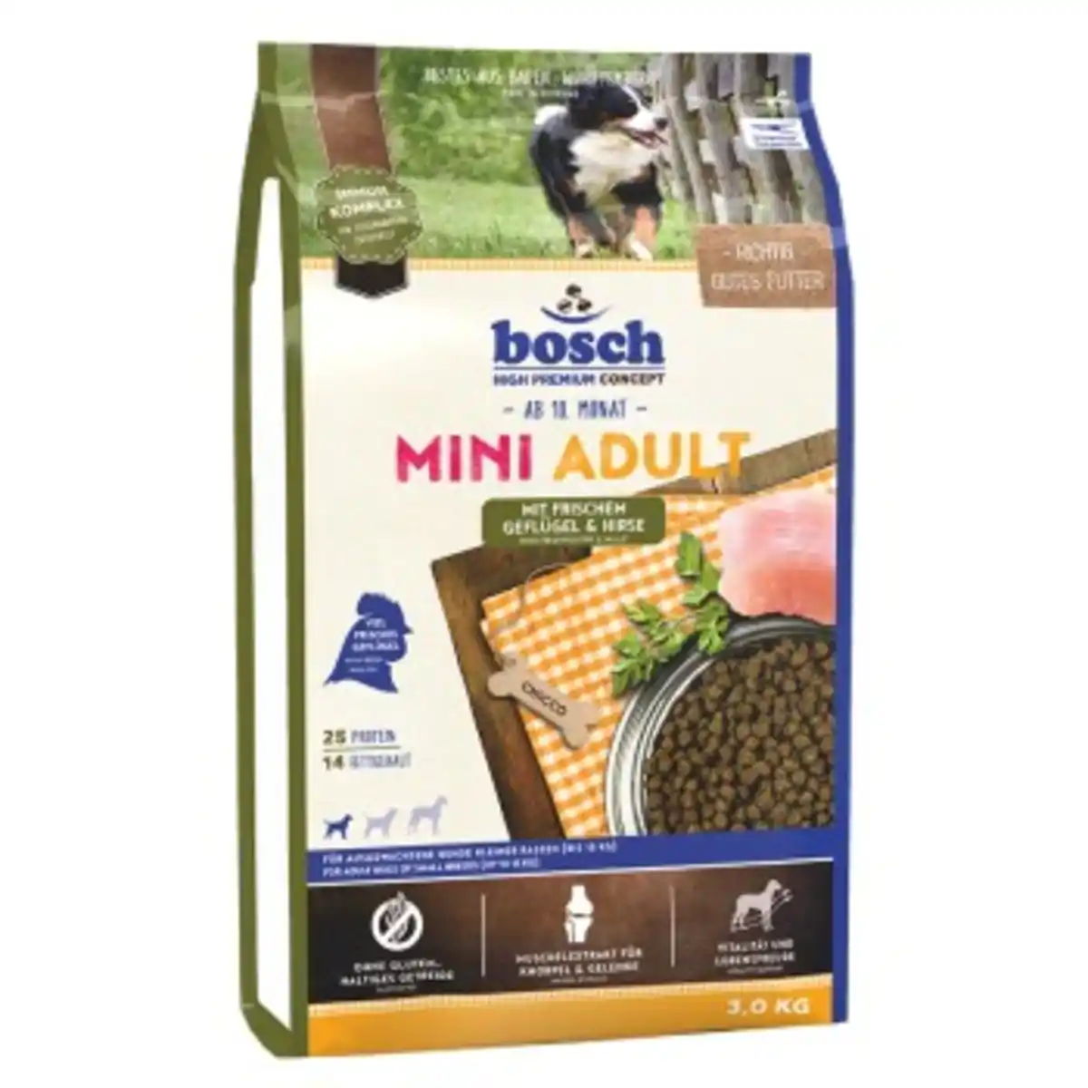 Bild 1 von bosch Mini Adult Geflügel und Hirse 3 kg