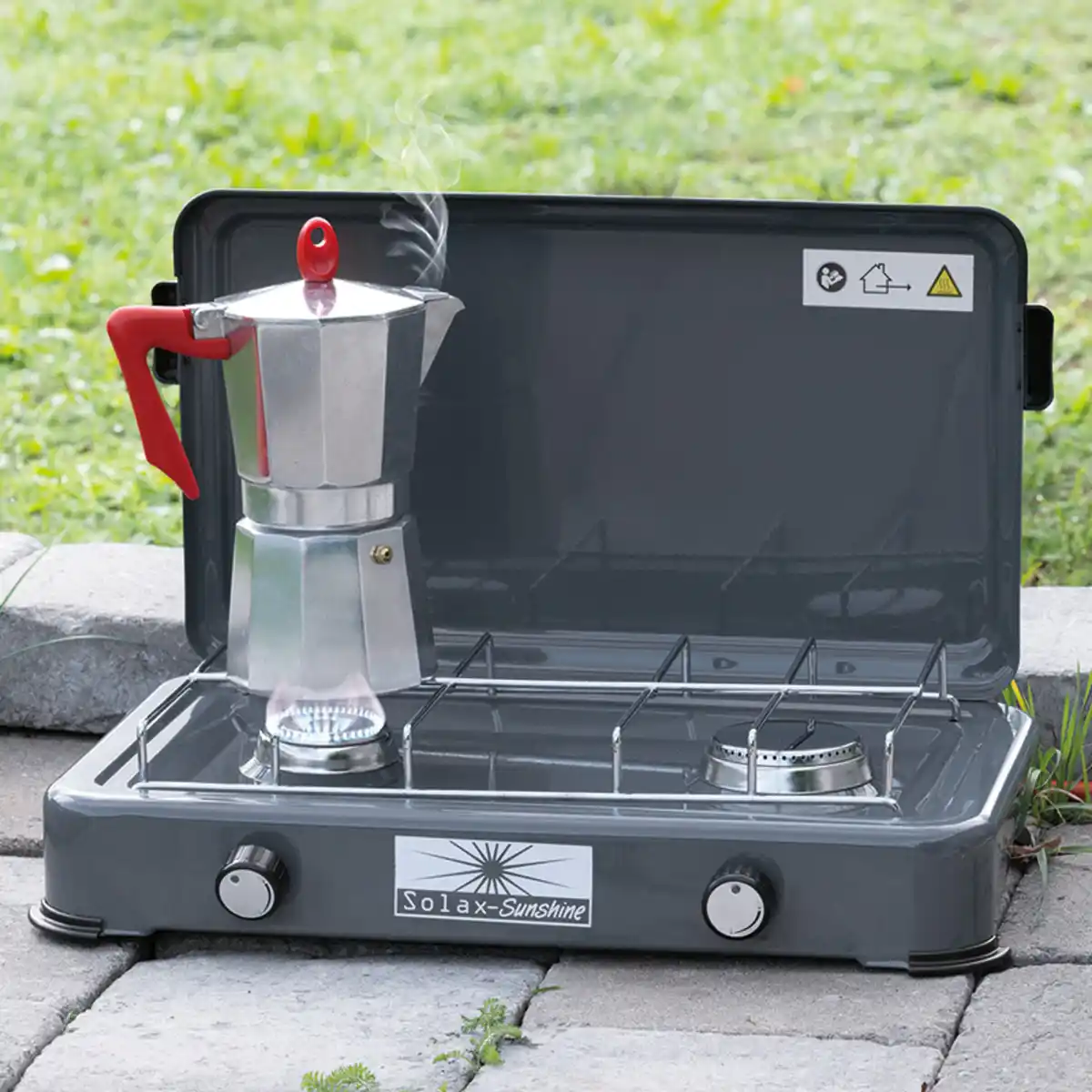 Bild 1 von Solax Sunshine 2-flammiger Campingkocher