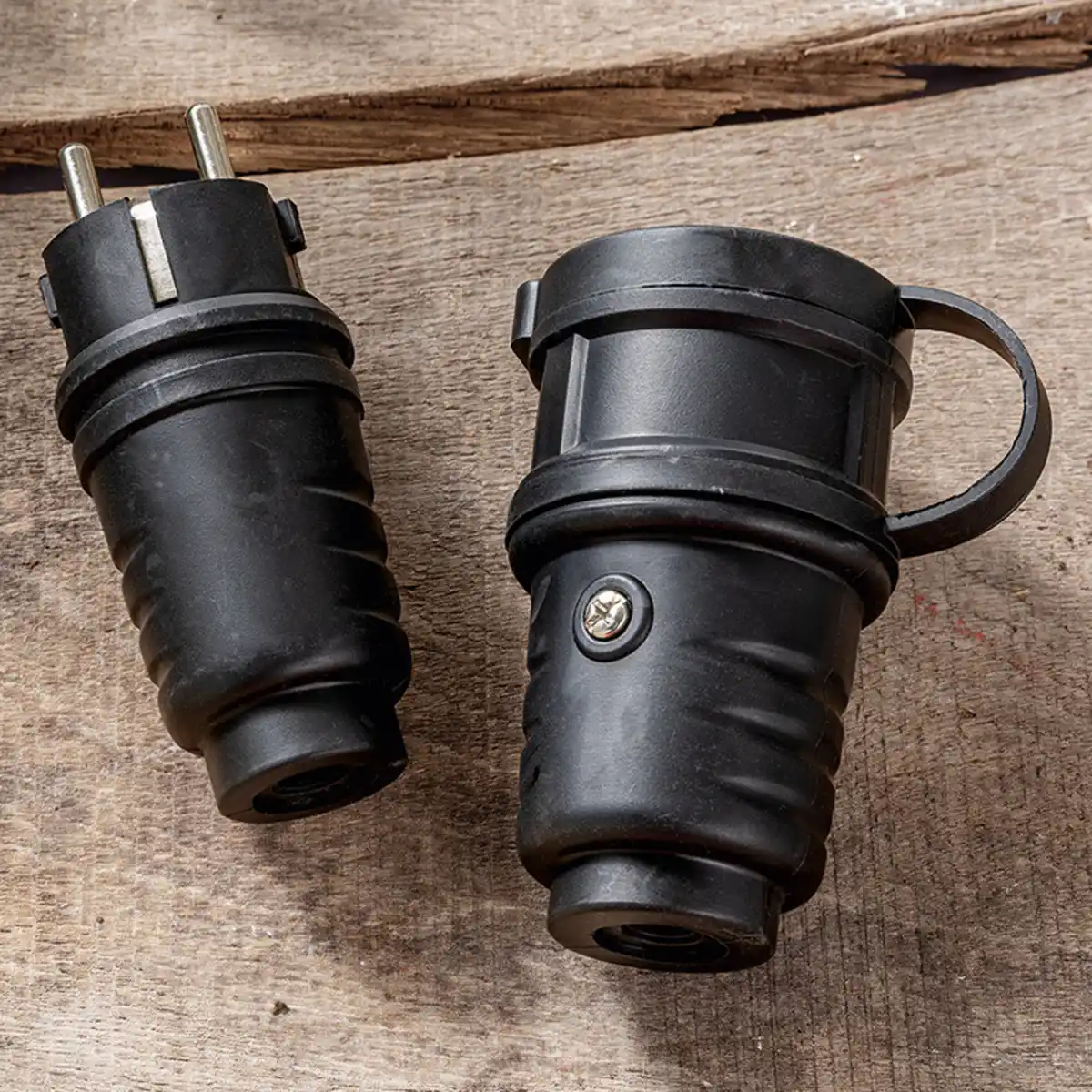 Bild 1 von Powertec Electric Stecker / Kupplung 2er-Set