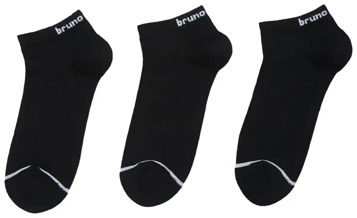 Bild 2 von BRUNO BANANI Herren-Sneakersocken, 3 Paar