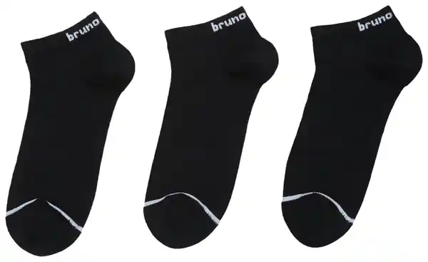 Bild 2 von BRUNO BANANI Herren-Sneakersocken, 3 Paar