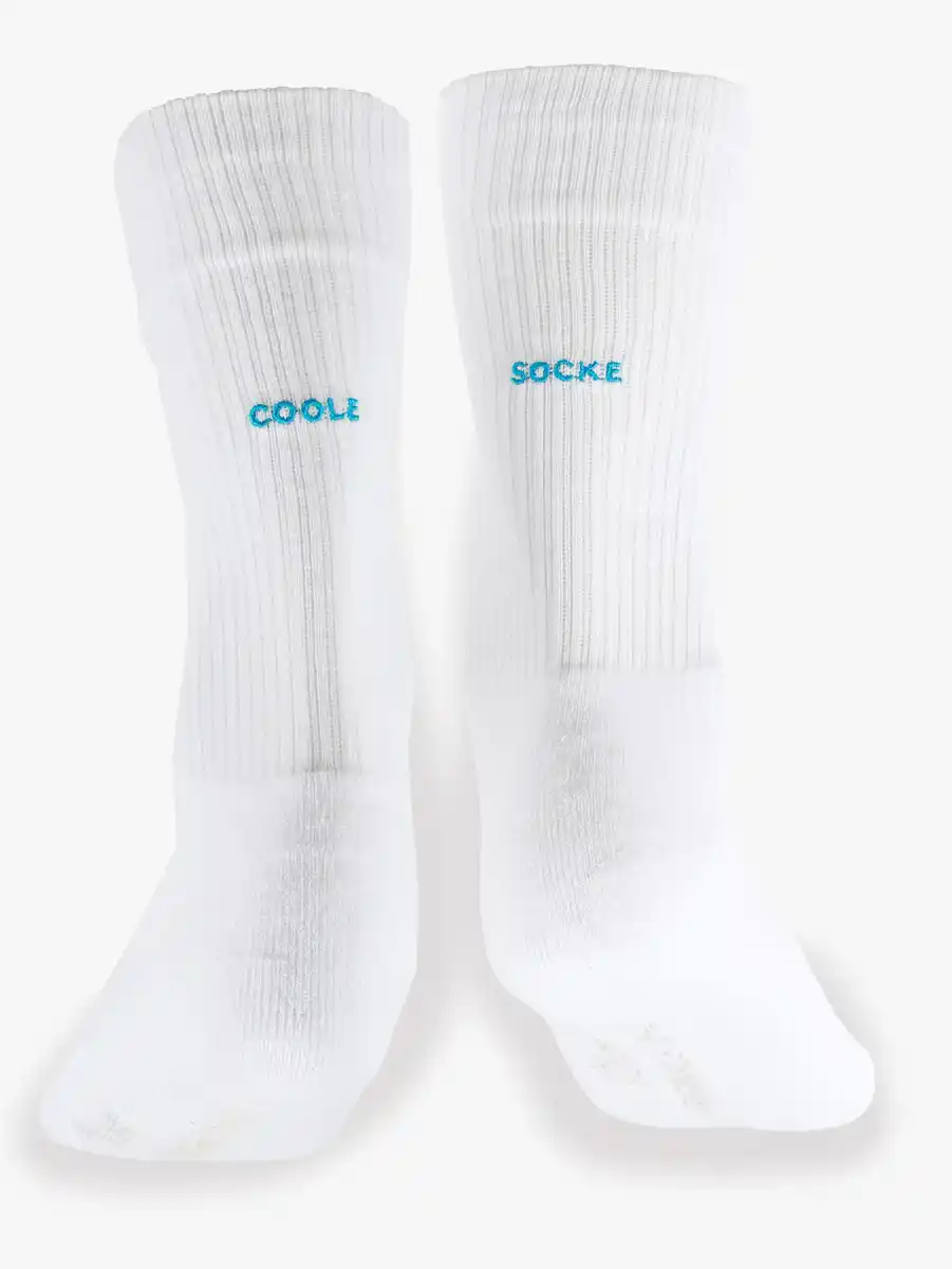 Bild 1 von Damen Tennissocken mit Stickerei Weiß