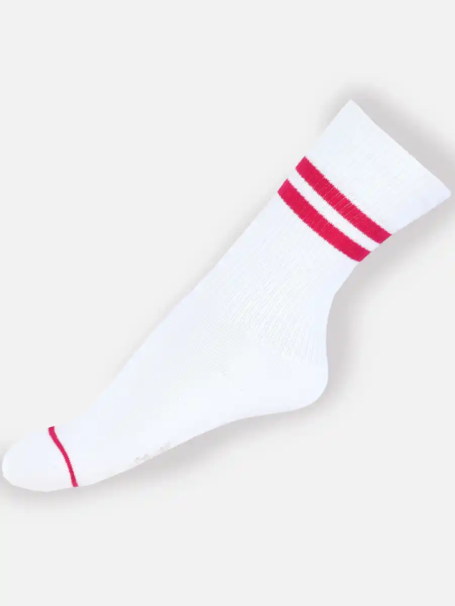 Bild 1 von Damen Tennissocken mit Stickerei Weiß