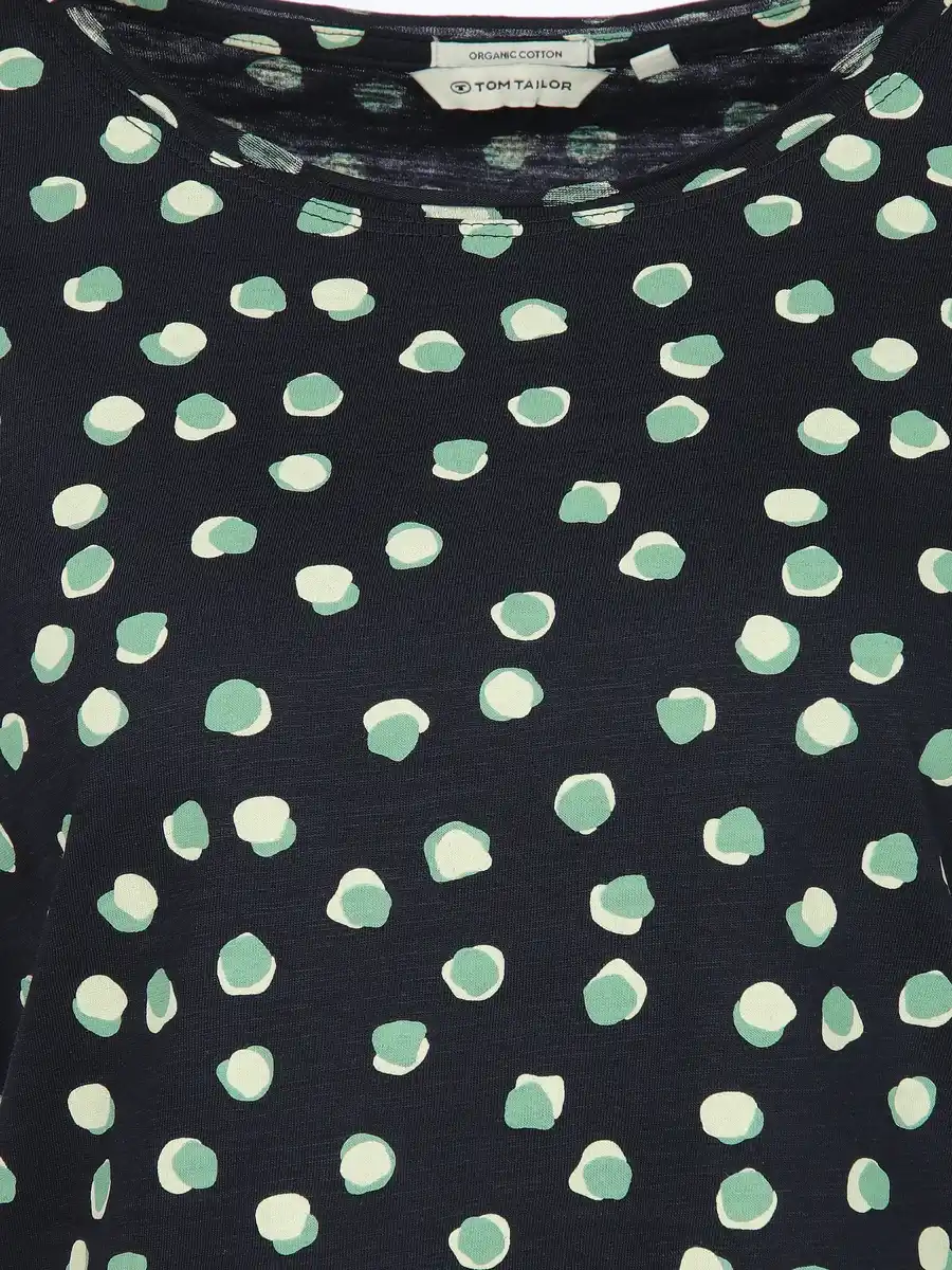 Bild 3 von Damen T-Shirt mit Punkten Marine