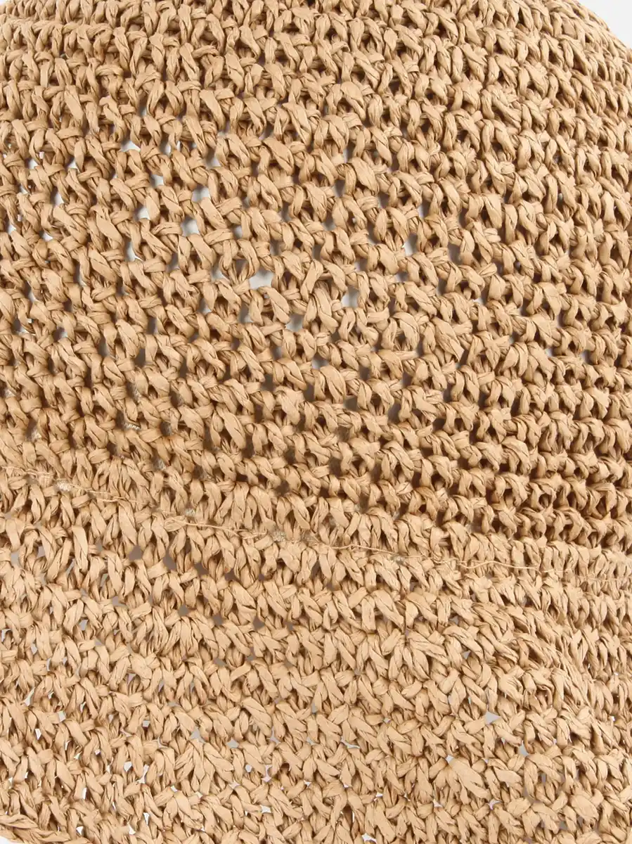 Bild 3 von Damen Sonnenhut aus Papier Braun