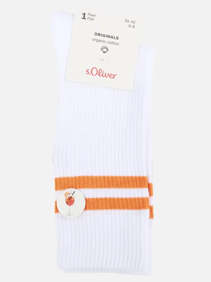 Bild 3 von Damen Tennissocken mit Stickerei Weiß