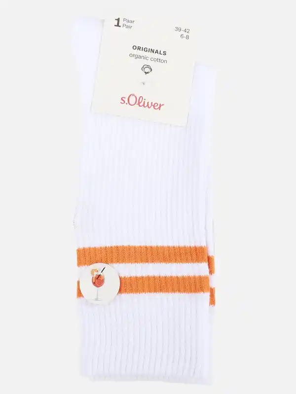 Bild 3 von Damen Tennissocken mit Stickerei Weiß