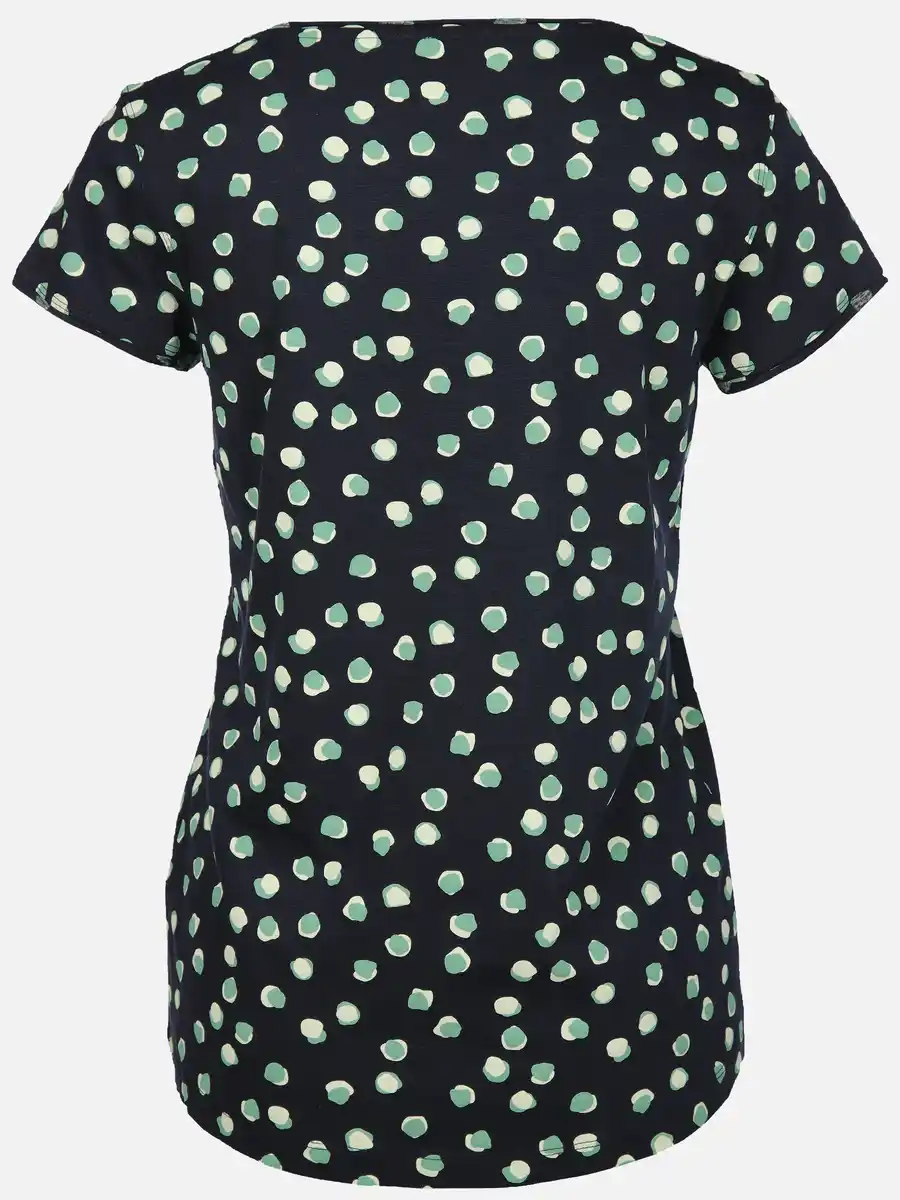 Bild 2 von Damen T-Shirt mit Punkten Marine