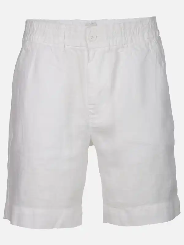 Bild 1 von Herren Leinen Shorts Weiß