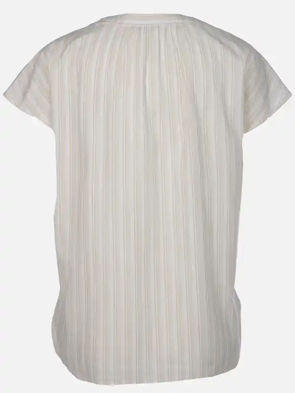 Bild 2 von Damen Blusentop mit Streifen Beige