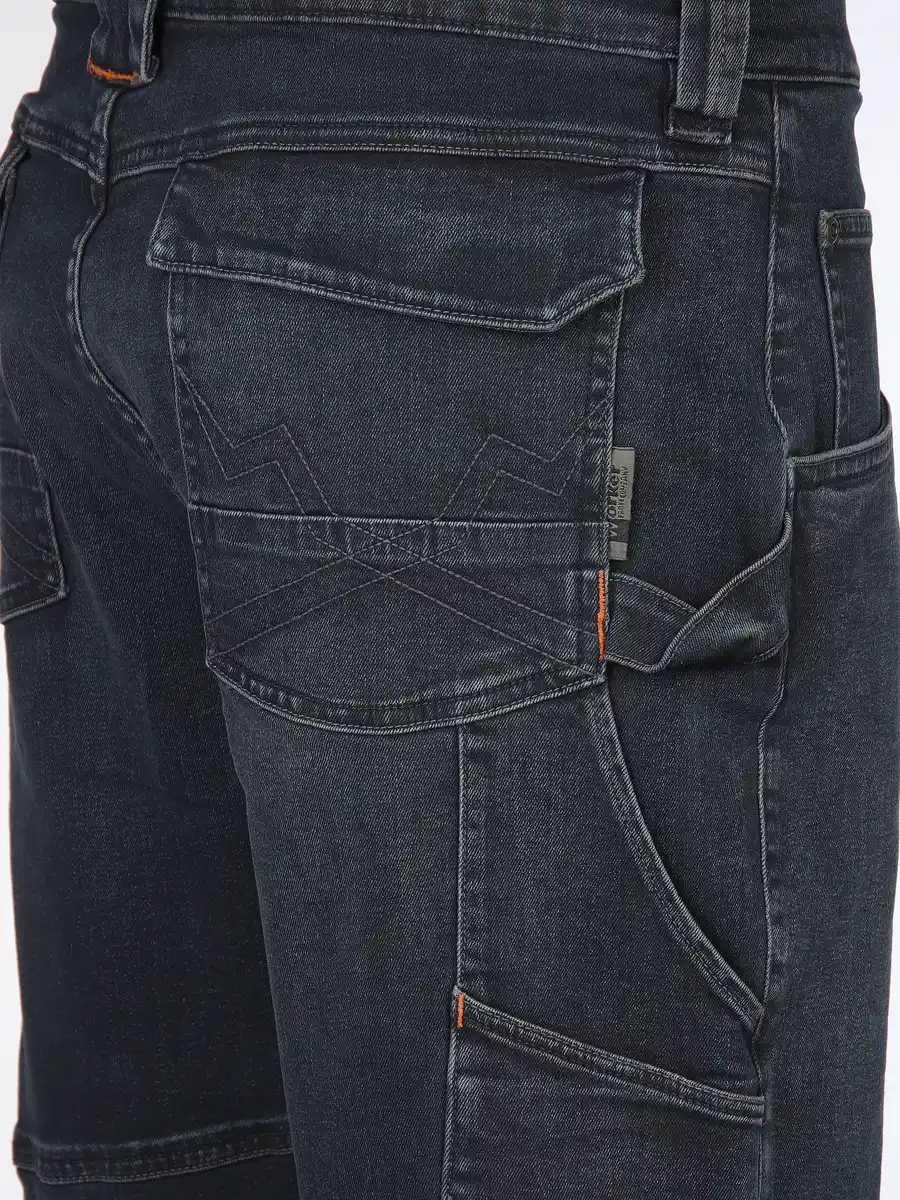 Bild 4 von Herren Arbeits-Funktionsshorts Blau