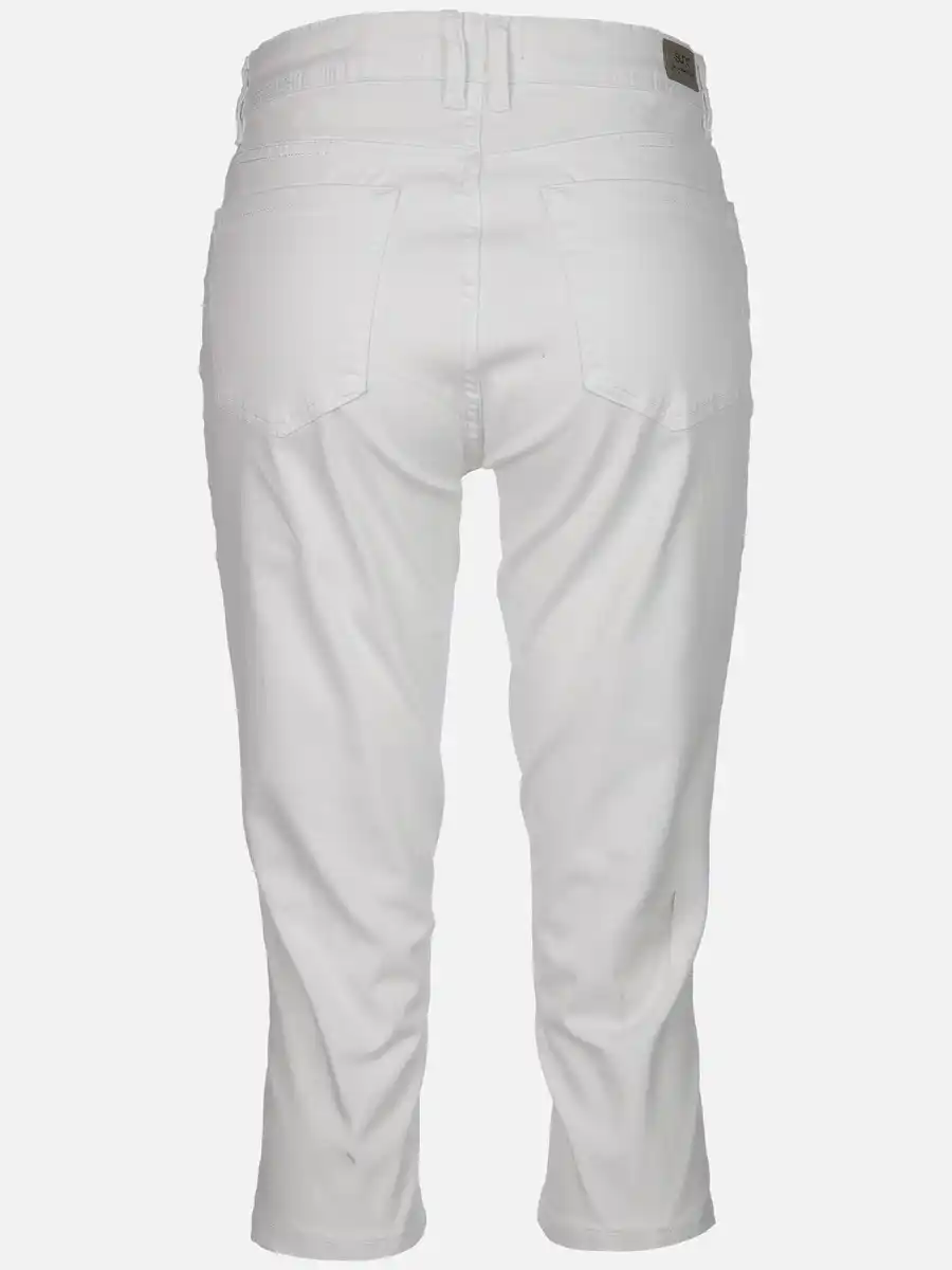Bild 2 von Damen Caprihose in slimfit Form Weiß