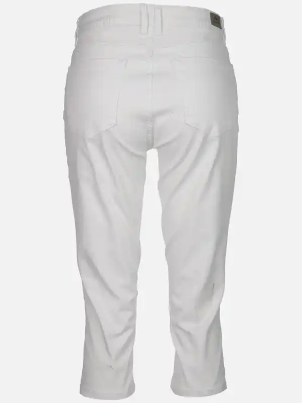Bild 2 von Damen Caprihose in slimfit Form Weiß