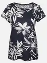 Bild 1 von Damen Shirt mit Alloverprint Marine