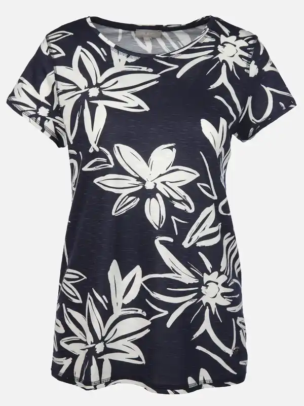 Bild 1 von Damen Shirt mit Alloverprint Marine