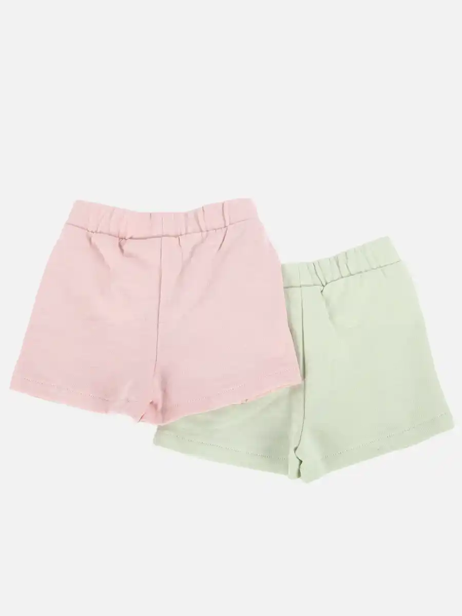 Bild 2 von Baby Mädchen Shorts im Doppelpack Grün