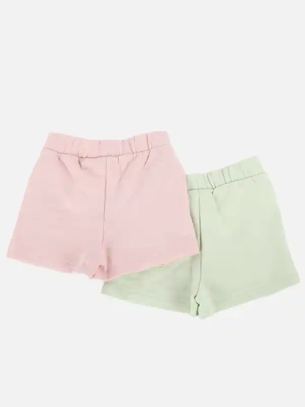 Bild 2 von Baby Mädchen Shorts im Doppelpack Grün