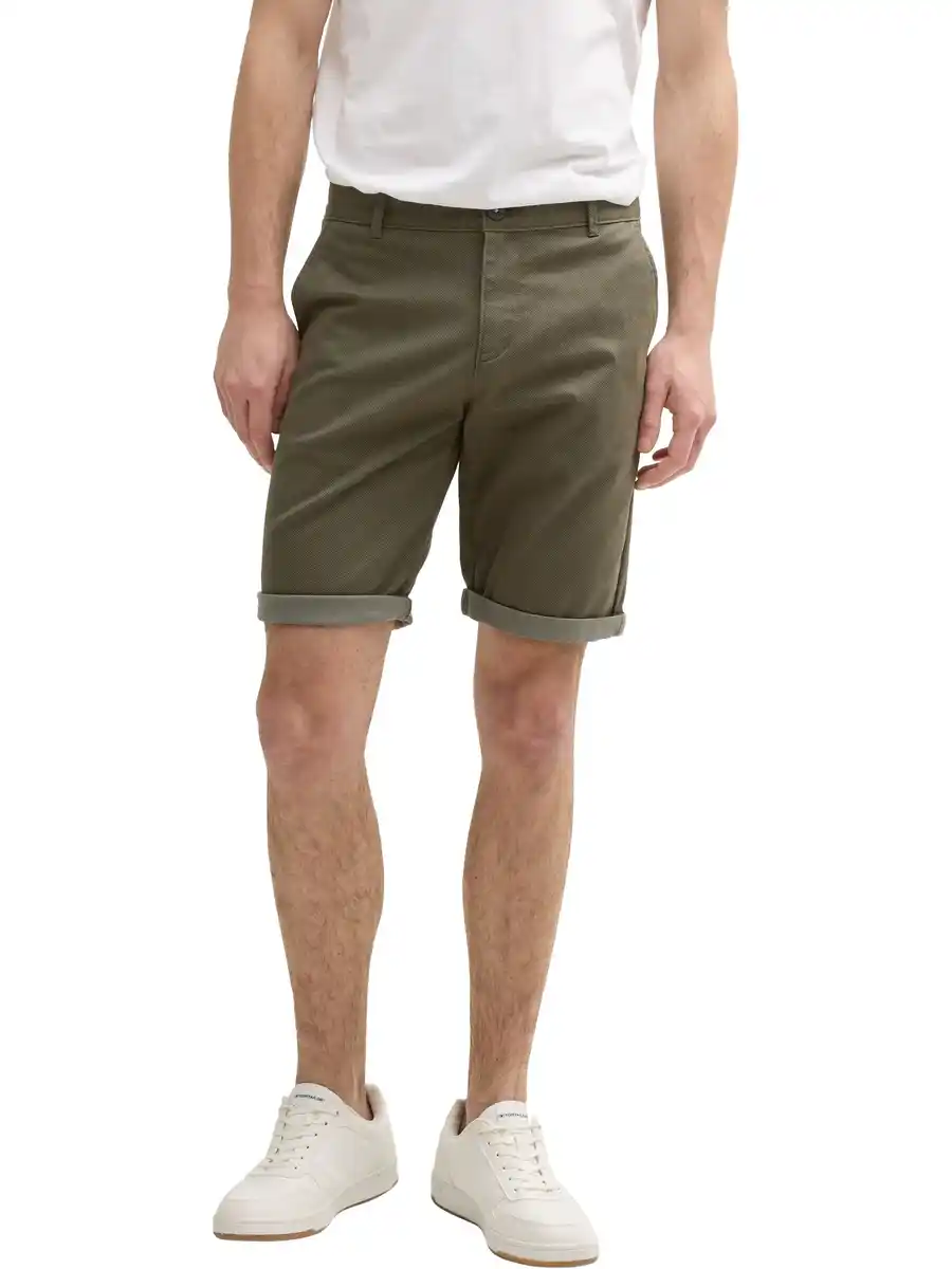 Bild 1 von Herren Slim Fit Chino Shorts Grün