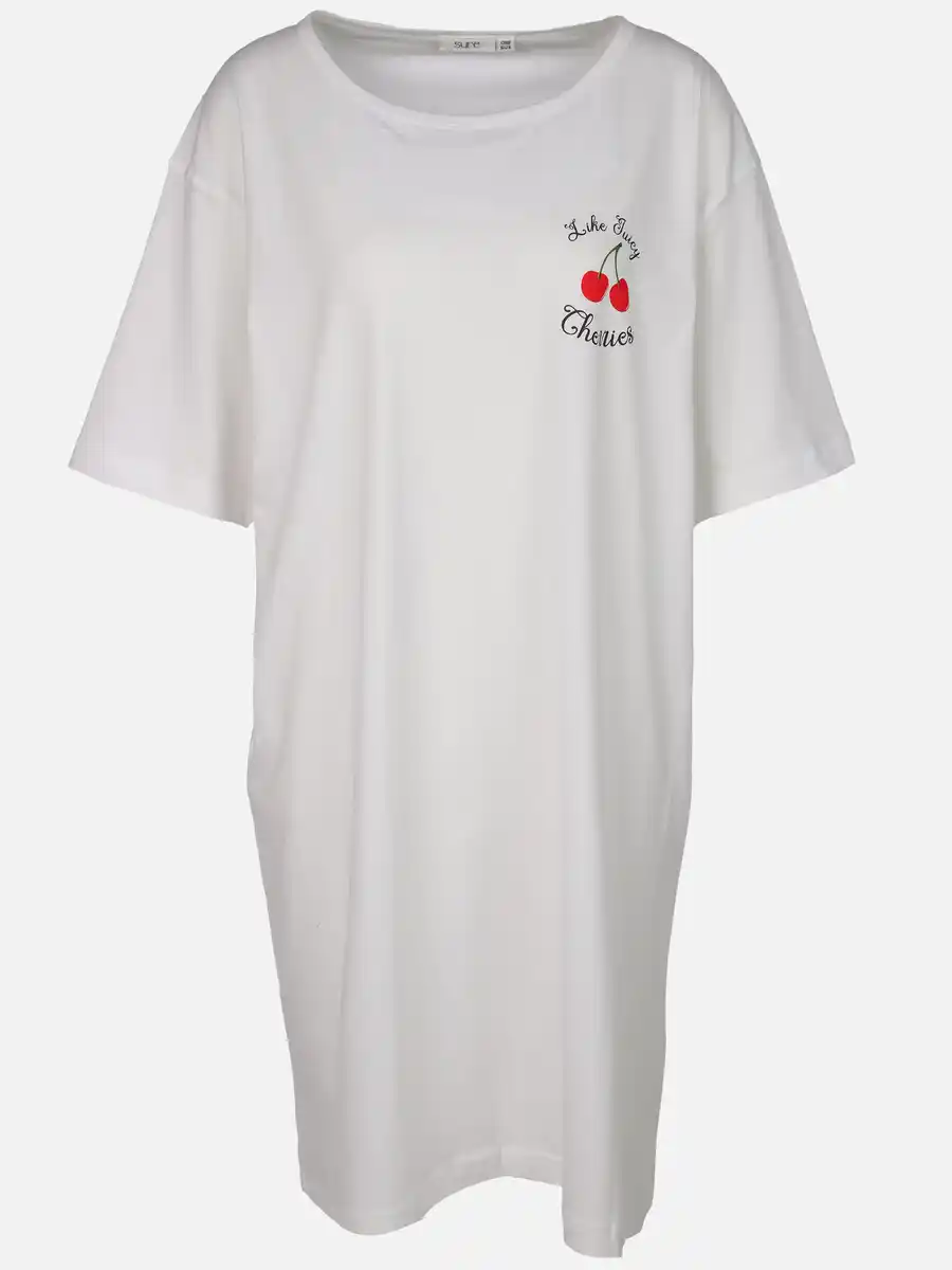 Bild 1 von Damen Oversize Nachthemd Weiß